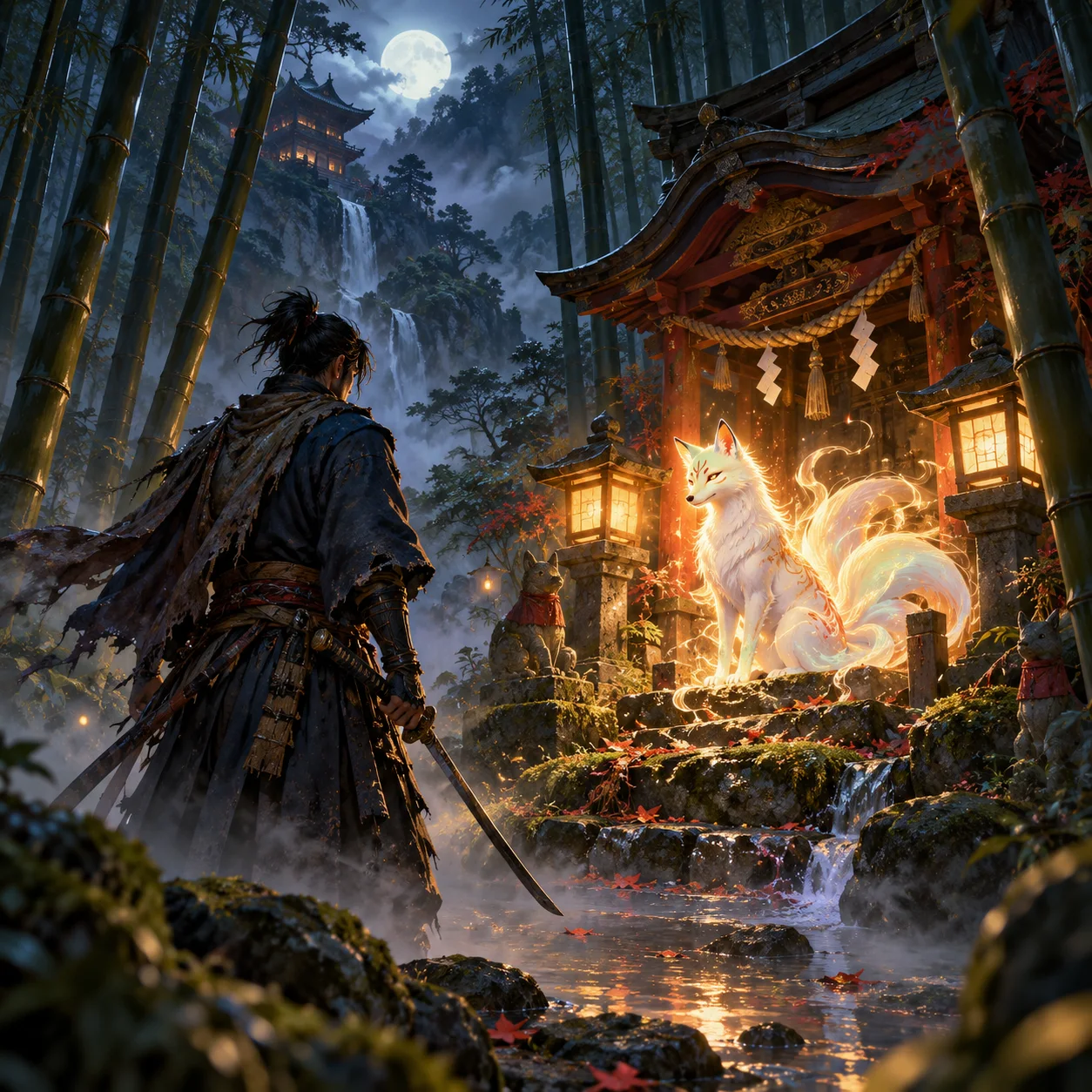ภาพเกม Magical Amazon ในป่าไผ่ญี่ปุ่น